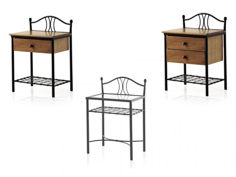 Chevet Milan en fer forgé