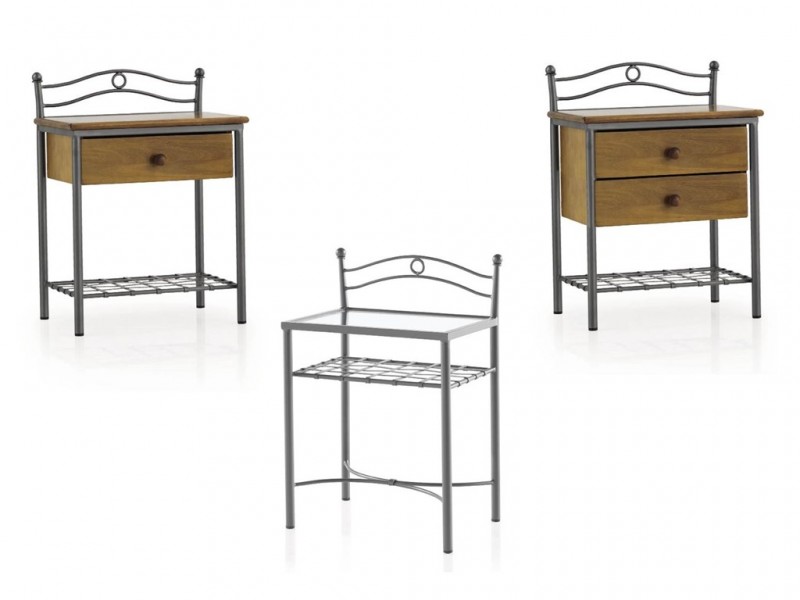 Chevet Viena en fer forgé