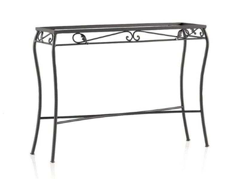 Console en Fer Forgé. Meuble de qualité. Fabrication artisanale.