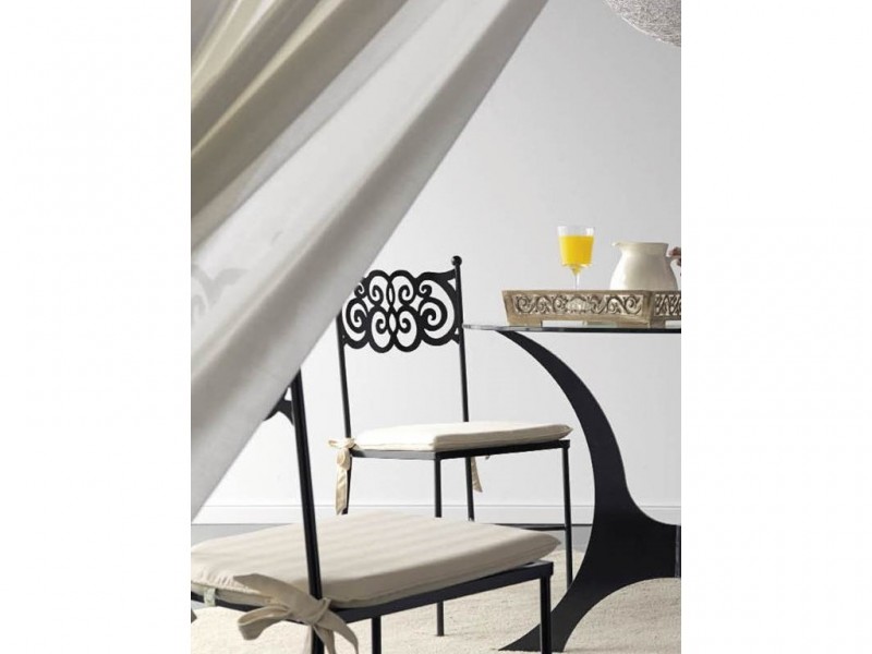 Chaise Granada en fer forgé