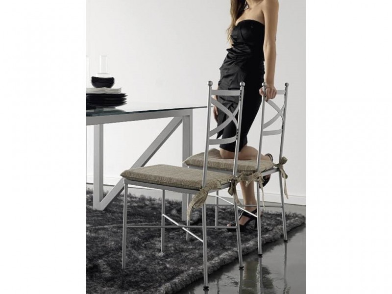 Chaise Monaco en fer forgé