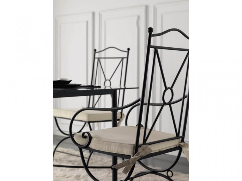 Fauteuil Atenas en fer forgé