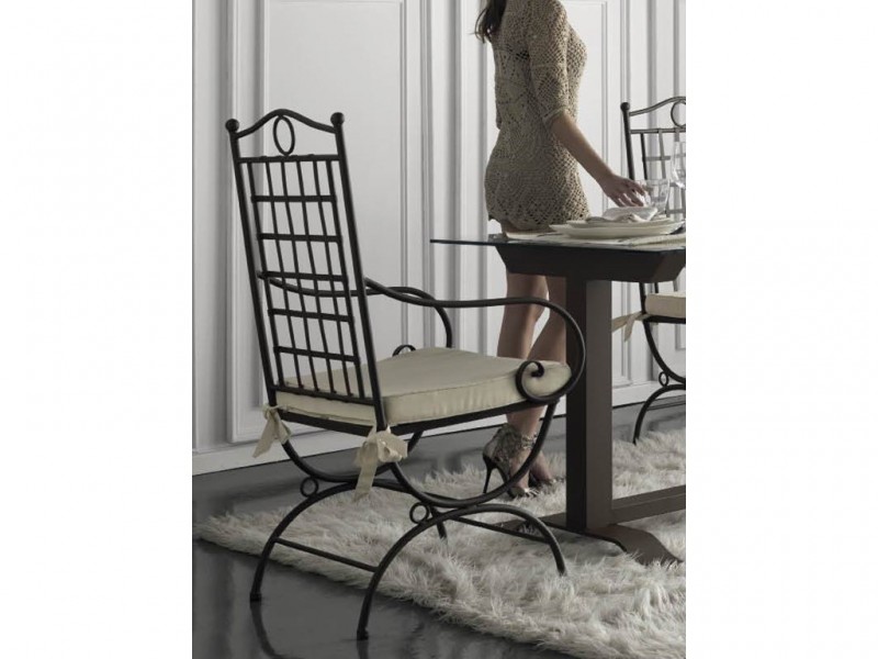 Fauteuil Victoria en fer forgé