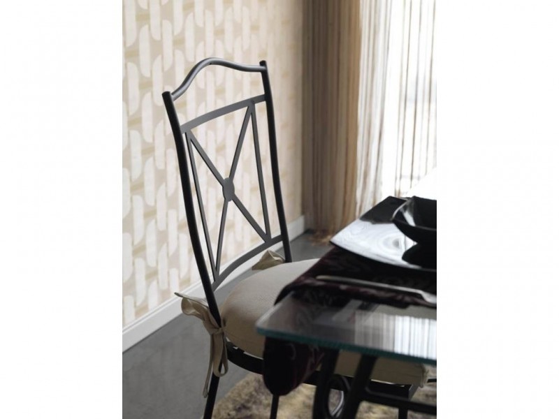 Chaise Pisa en fer forgé