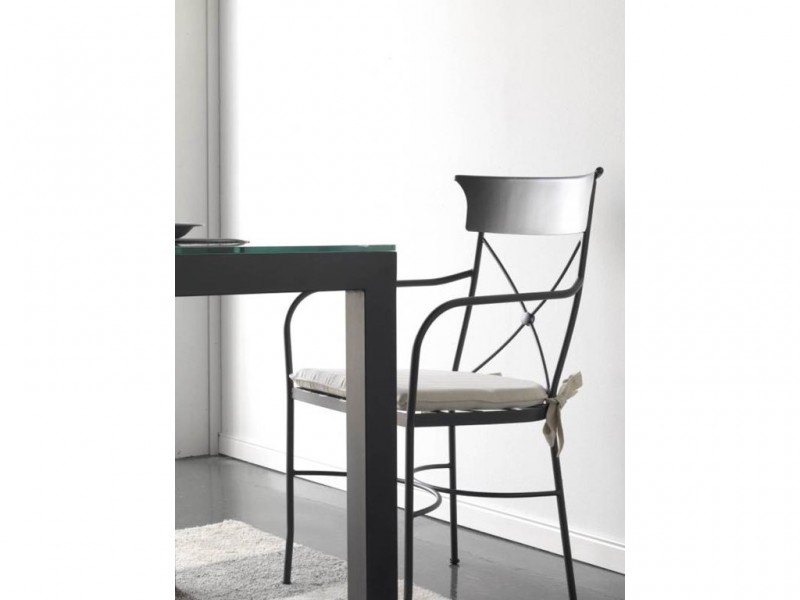 Fauteuil Florencia en fer forgé