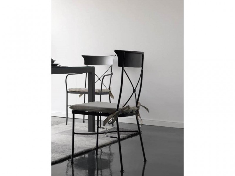 Chaise Florencia en fer forgé