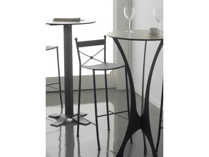 Chaise haute Paris en fer forgé