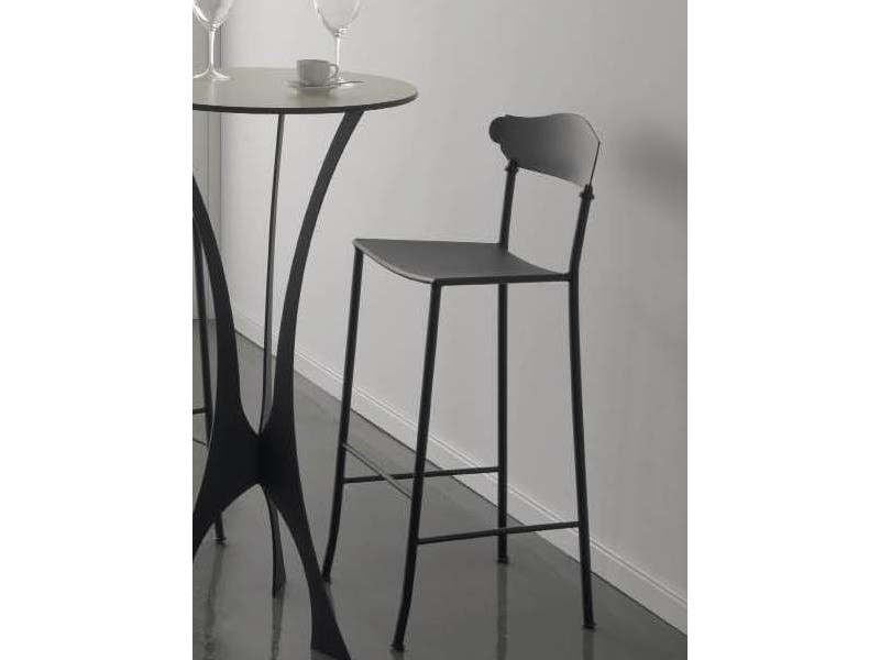 Chaise haute Apolo en fer forgé