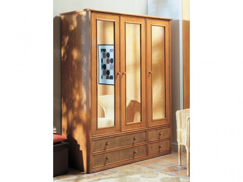 Armoire Soria en rotin