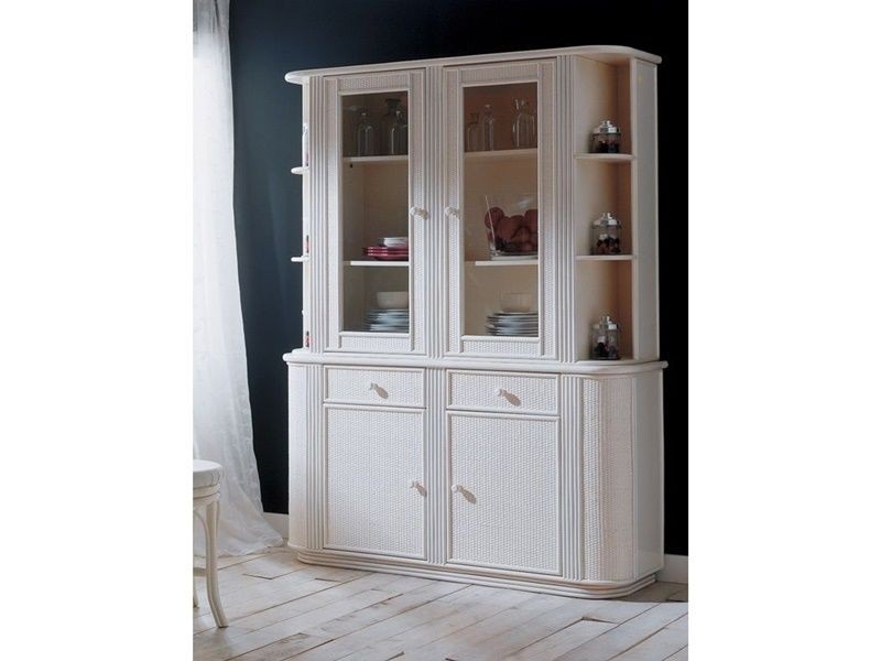 Vaisselier Daroca en rotin