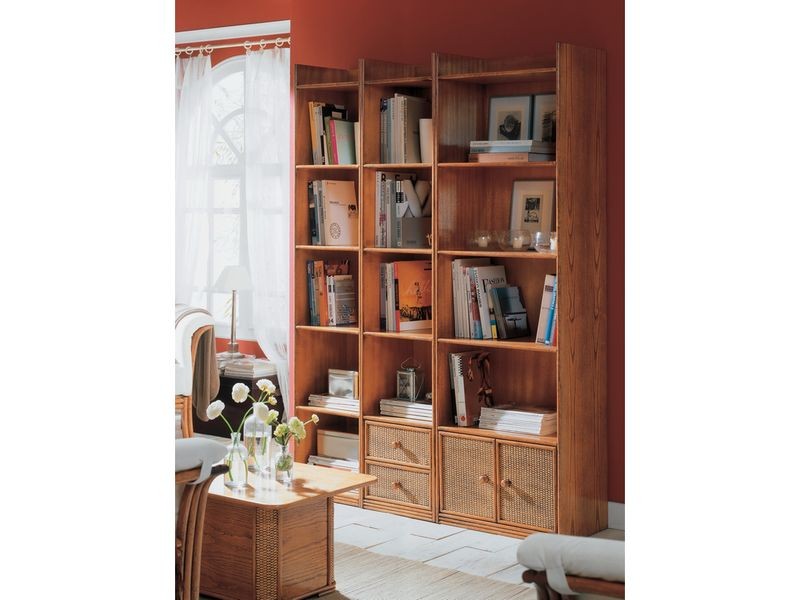 Bibliothèque Badalona en rotin