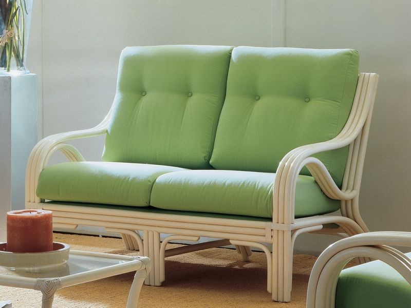 Canapé Alvito en rotin 