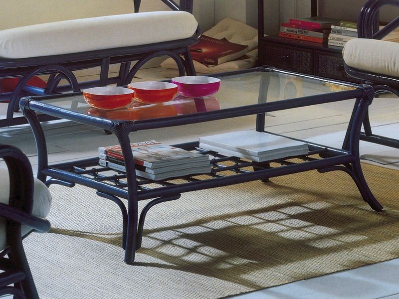 Table basse Cuenca en rotin