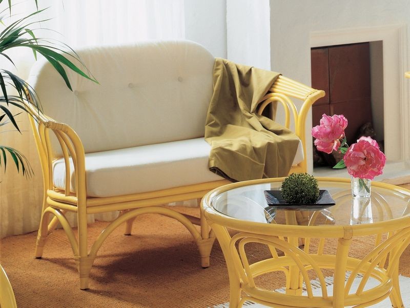 Canapé Bolonia en rotin