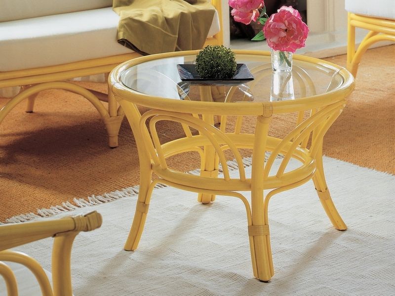 Table basse Bolonia en rotin