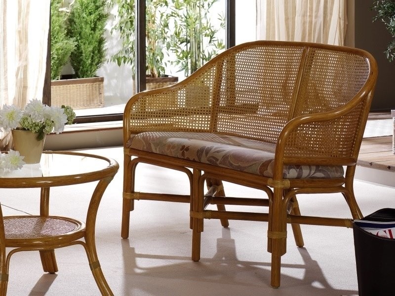 Canapé Tolede en rotin