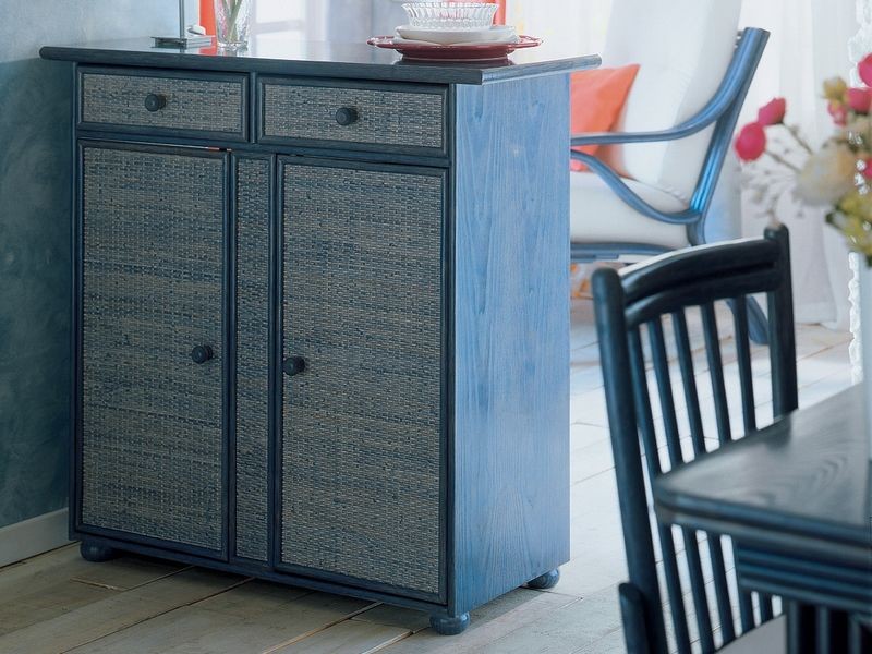 Passe-plats Almandén 2 en rotin