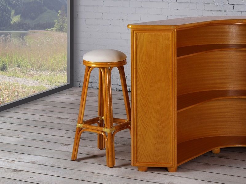 Tabouret bar Melilla en rotin