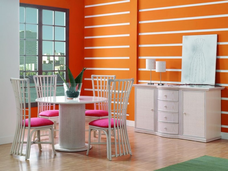 Table Leganés en rotin