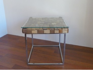 Table basse Block Wood