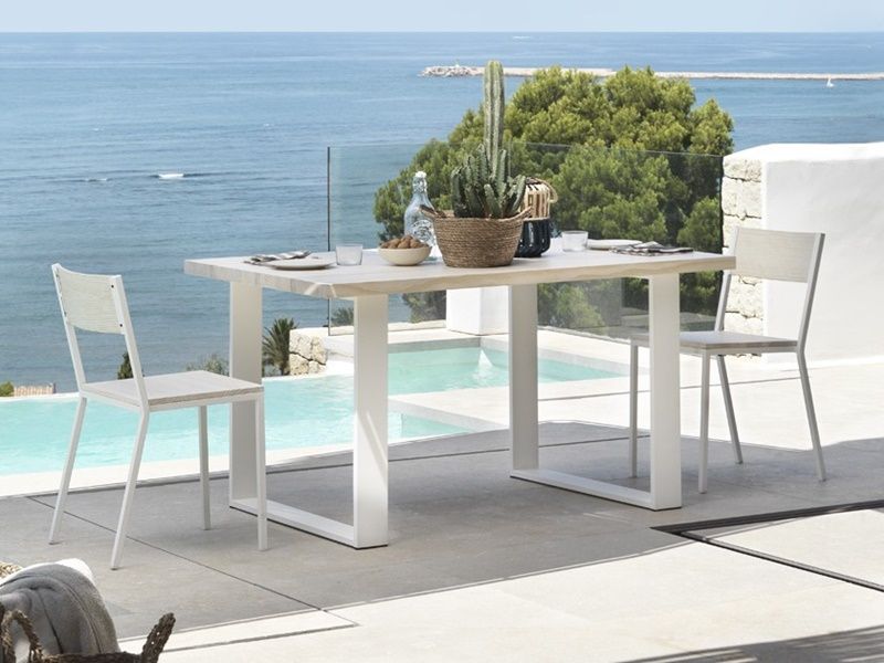 Table de repas Roma en métal