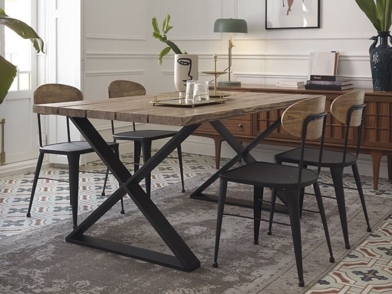 Table de repas Sicilia en métal