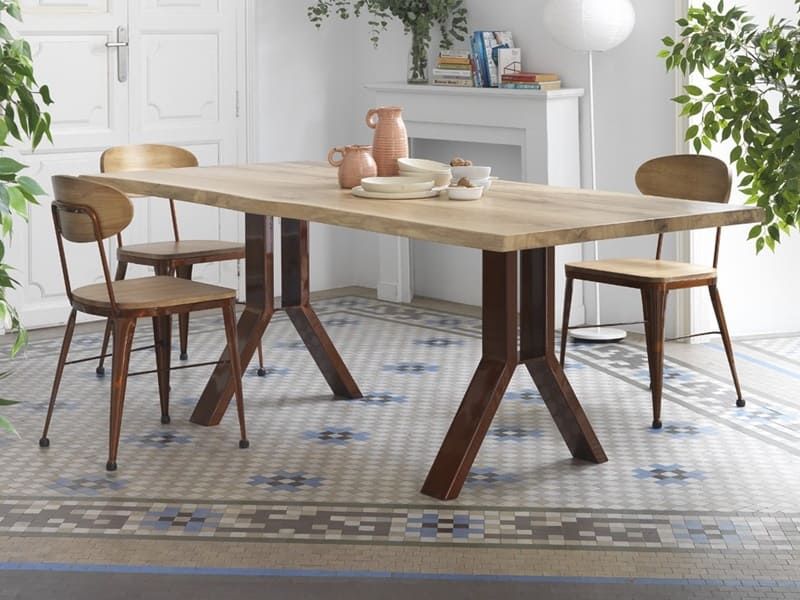 Table de repas Trento en fer forgé 