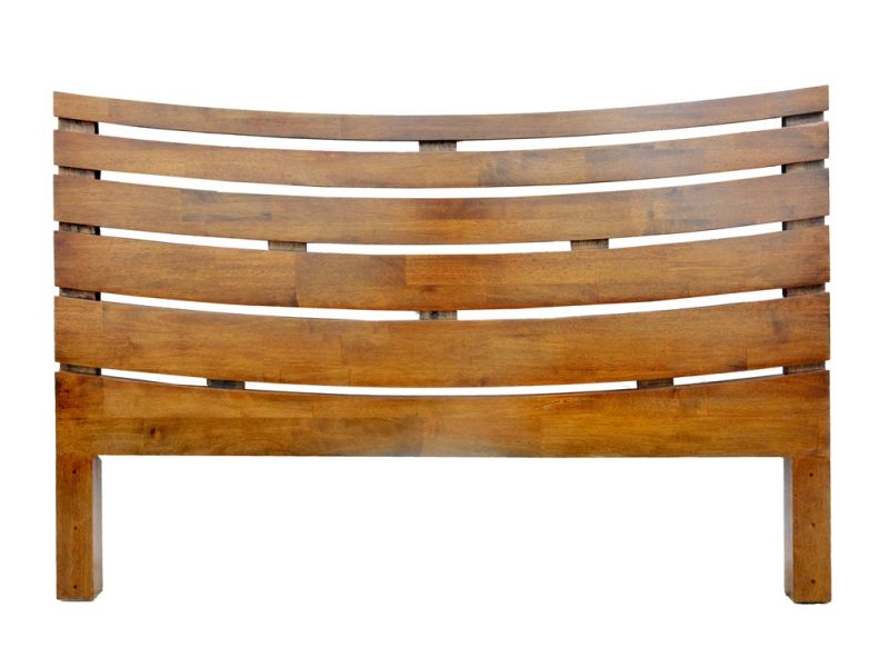 Tête de lit Phuket présenté en vernis miel