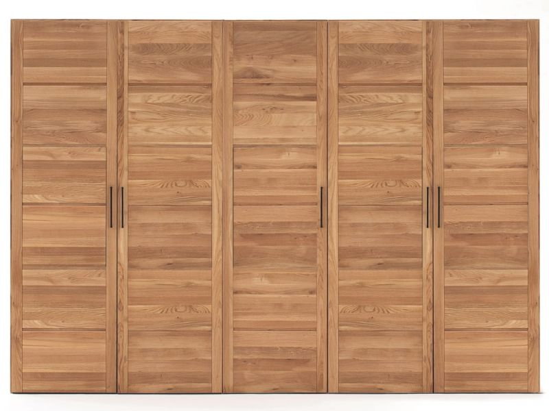 Armoire Léo 5 en chêne massif