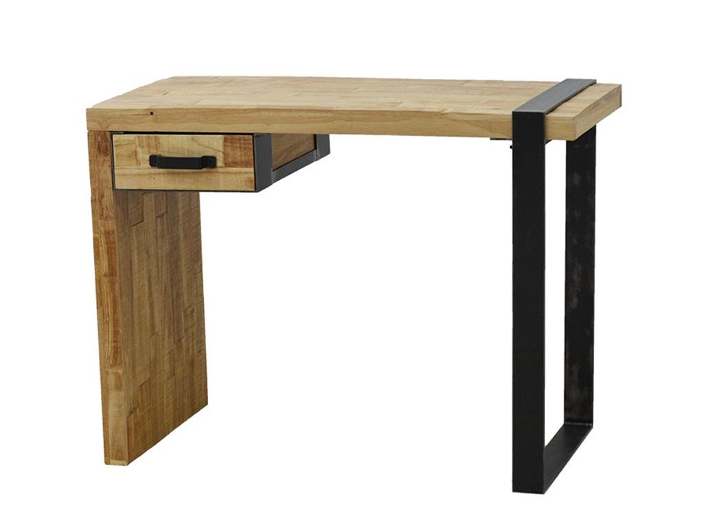 Bureau en bois d'hévéa massif Kave Home - CURIE