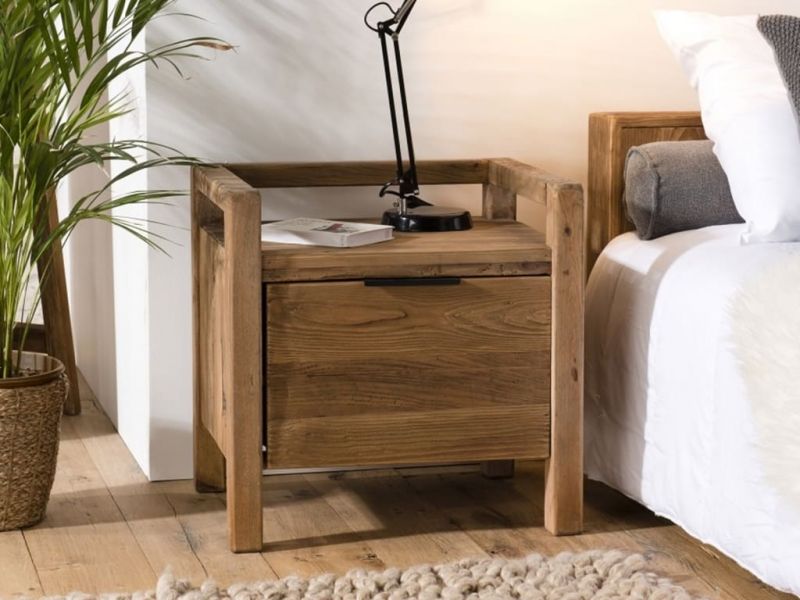 Chevet Harmony 2 en pin recyclé