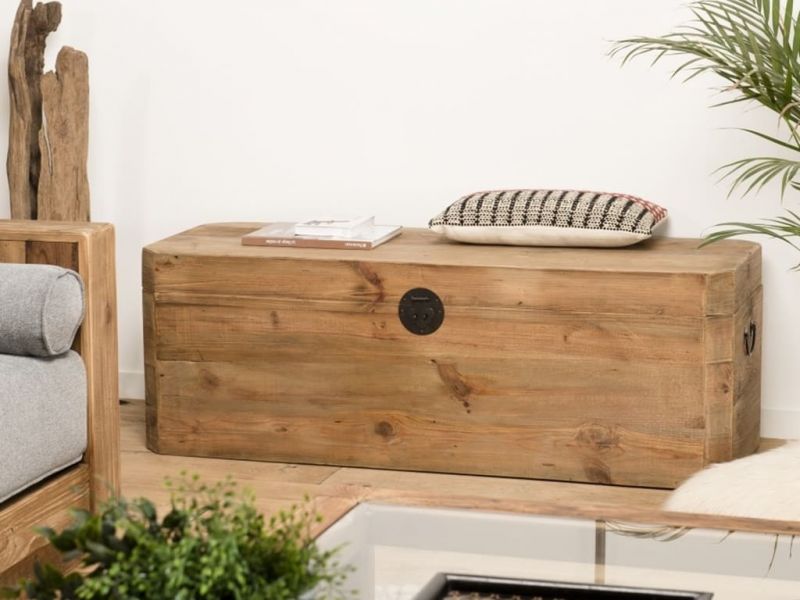 Coffre Harmony en pin recyclé