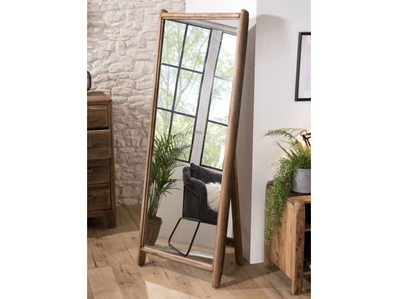 Miroir Harmony en pin recyclé