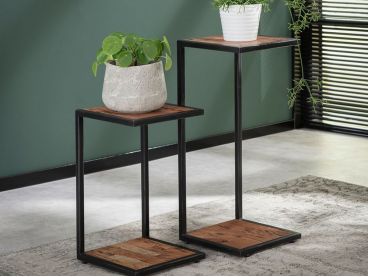 Set de 2 tables d’appoint Cupak