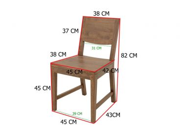 Dimensions Chaise Tak