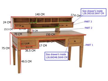 Bureau Rustic