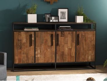 Buffet Santa Ana 178 cm en bois recyclé et métal