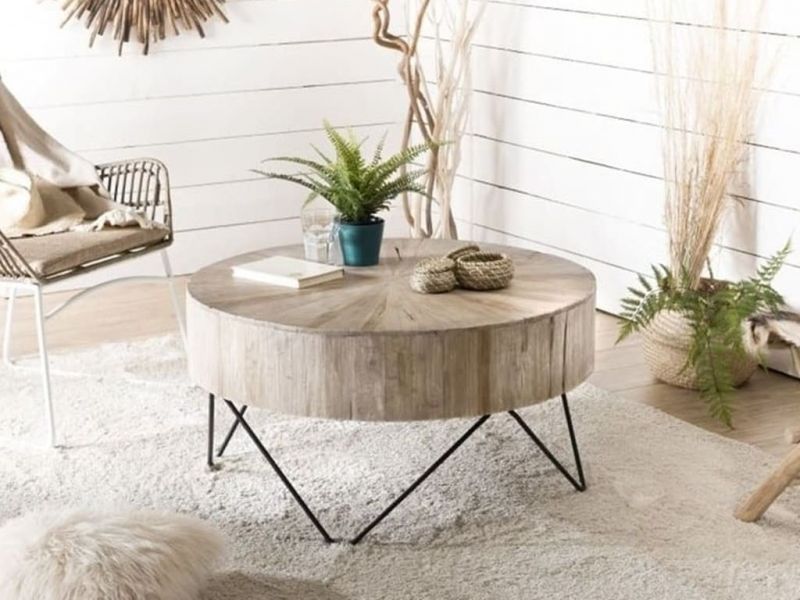 Table basse Visalia 2 en teck massif