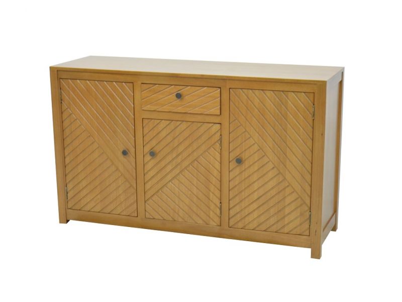 Buffet Fang en hévéa massif