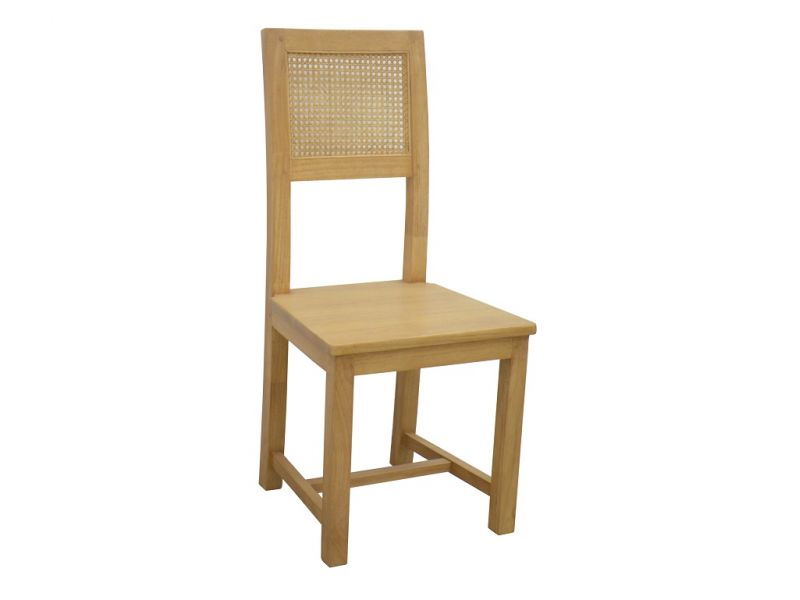 Chaise Flora en hévéa massif