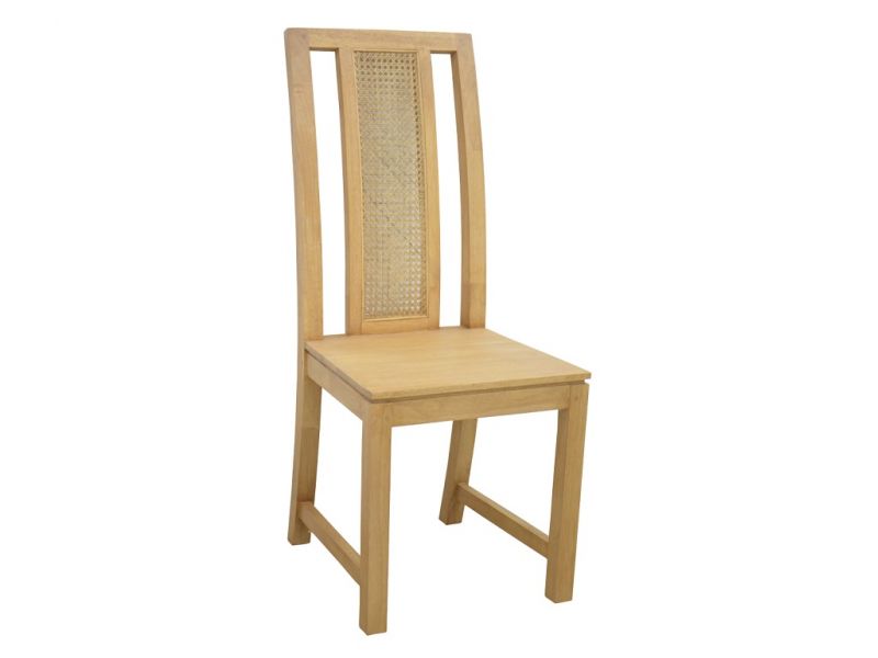 Chaise Flora 2 en hévéa massif