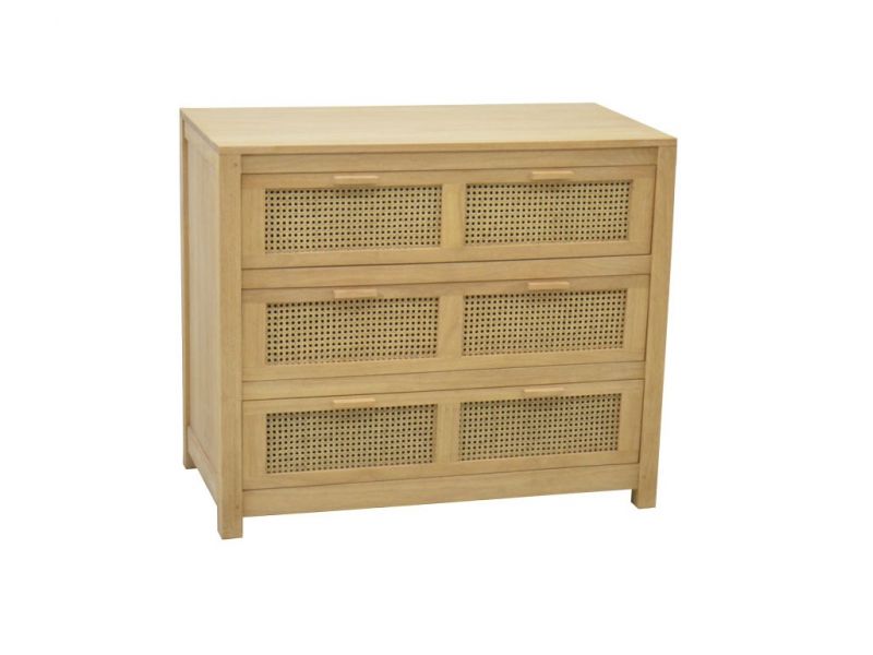 Commode Flora en hévéa massif