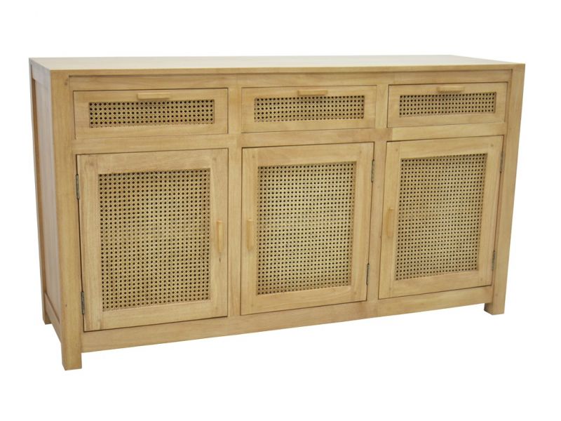 Buffet Flora 3 hévéa massif