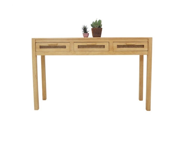 Console Flora 6 en hévéa massif