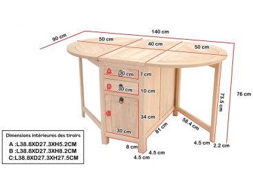 Table pliante Ranong 2