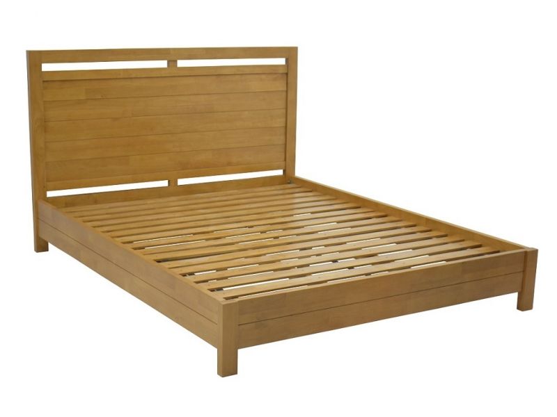 Lit Thaman en hévéa massif