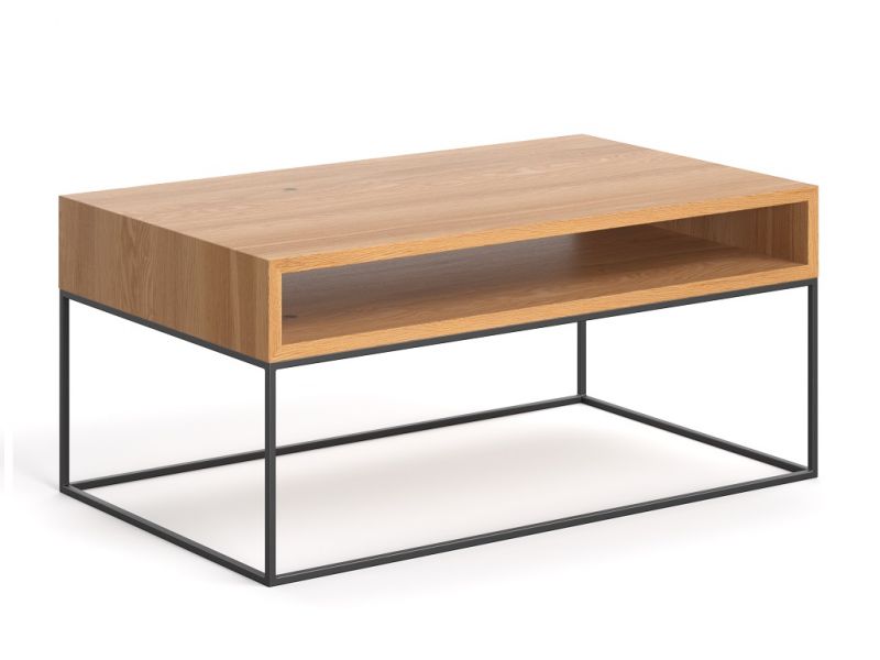 Table basse Montréal en chêne massif 