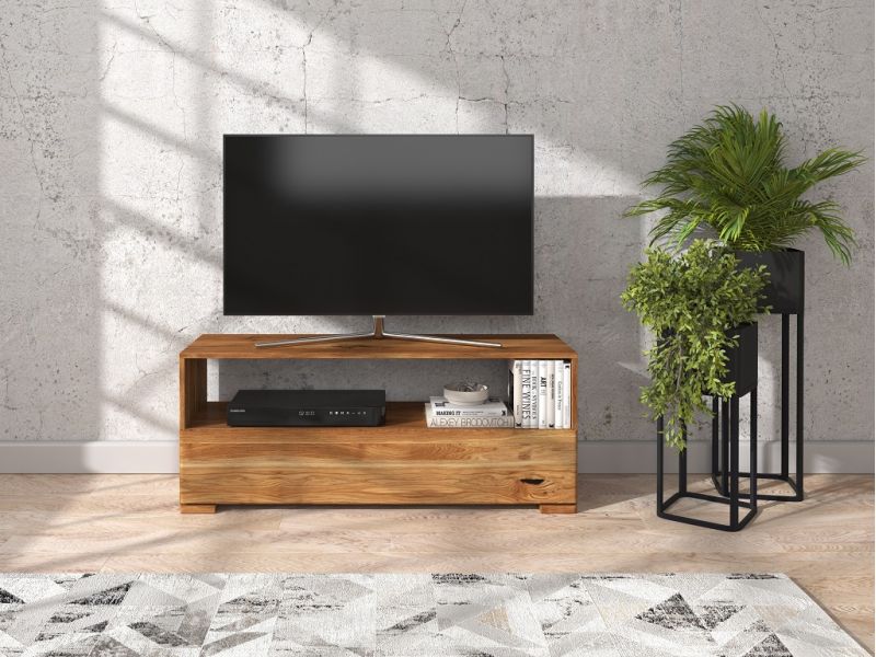 Meuble TV Amaryllis 2 en chêne massif