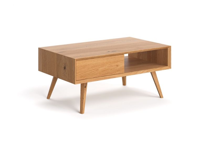 Table basse Québec 3 en chêne massif 