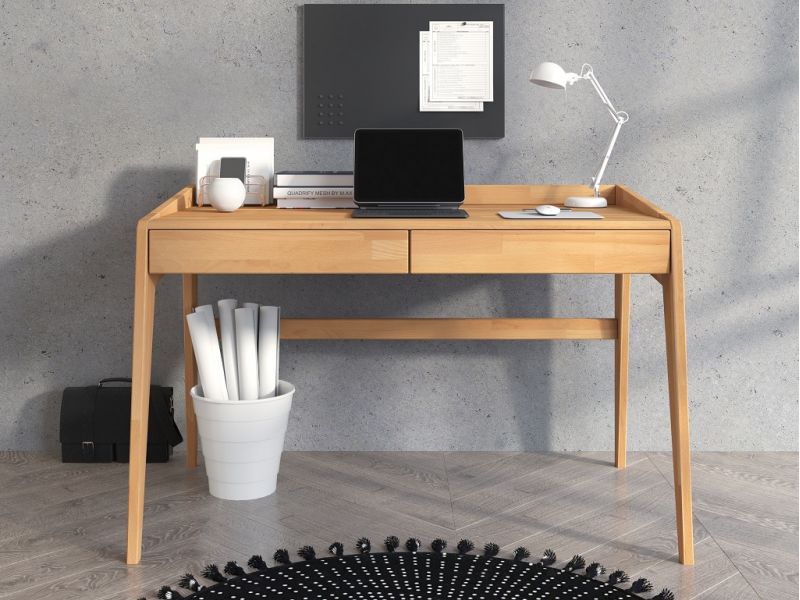 Bureau Amaryllis en hêtre massif